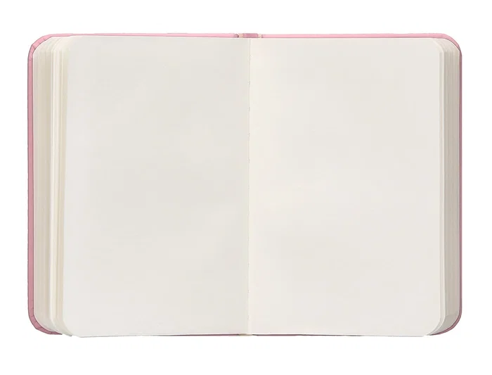 Antartik Cuaderno A7 Tapa Dura Rosa Pastel, Hojas Lisas, 80 Hojas, 80 gr FSC