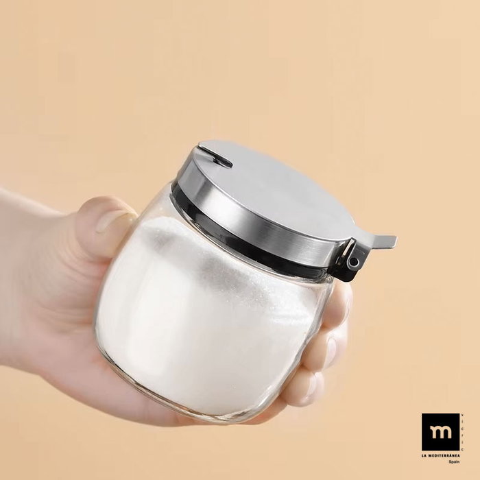Inde La Mediterranea Azucarero de Vidrio con Tapa de Acero Inoxidable 250ml (24 Unidades) Inde La Mediterranea Azucarero de Vidrio con Tapa de Acero Inoxidable 250ml (24 Unidades)