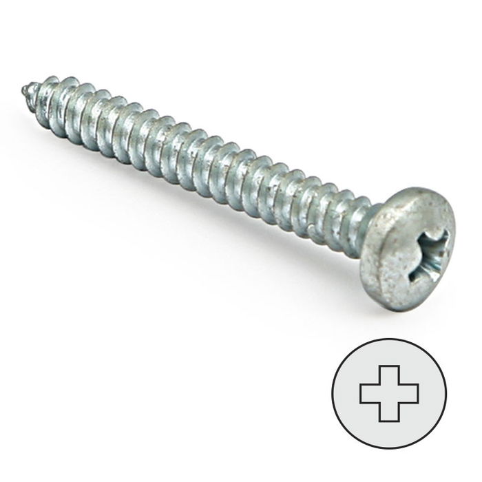 DUVER Tornillo Din 7981 Rosca Metal Zincado Larga Chapa 38Mm Ø Rosca Chapa 5.5Mm DUVER Tornillo Din 7981 Rosca Metal Zincado Larga Chapa 38Mm Ø Rosca Chapa 5.5Mm