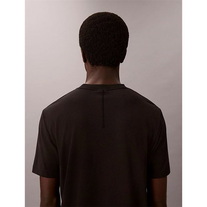 Camiseta de Manga Corta Hombre Calvin Klein Negro 14 Años