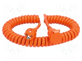 AS SCHWABE Prolongador de Alimentación H07BQ-F 3G2,5mm2 Naranja