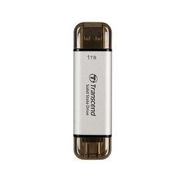 Transcend ESD310S 1 TB External SSD USB 10Gbps Type C/A Silver