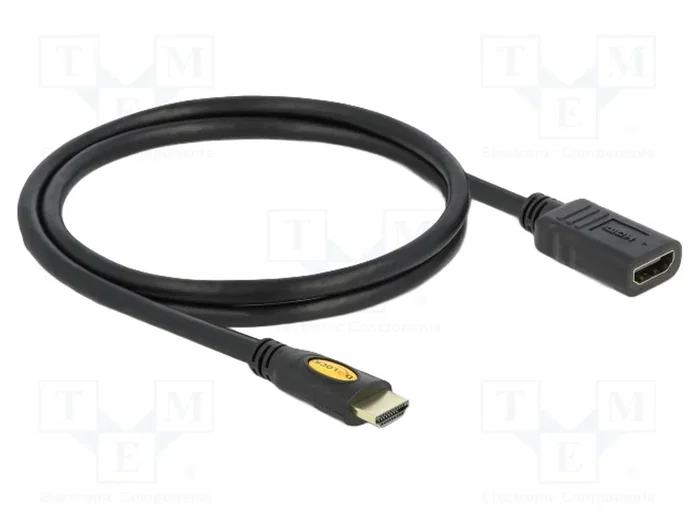 DeLOCK Cable HDMI de 1m con conectores HDMI tipo A DeLOCK Cable HDMI de 1m con conectores HDMI tipo A