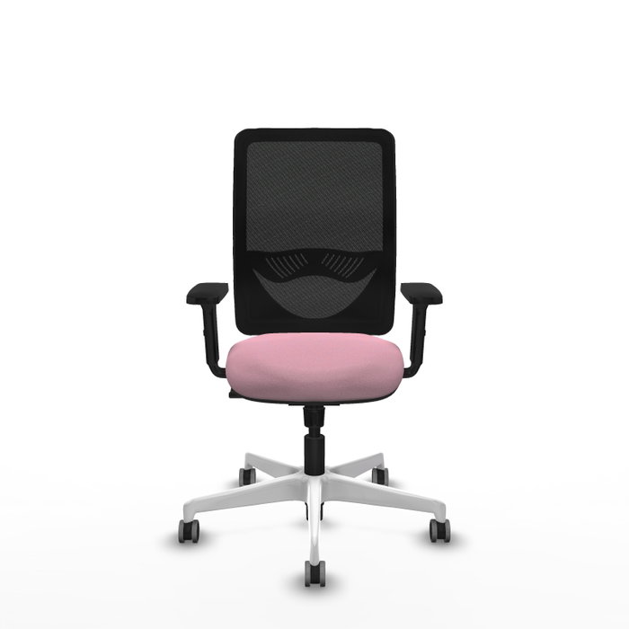 PIQUERAS Y CRESPO Silla de oficina Zulema Rosa y Negro