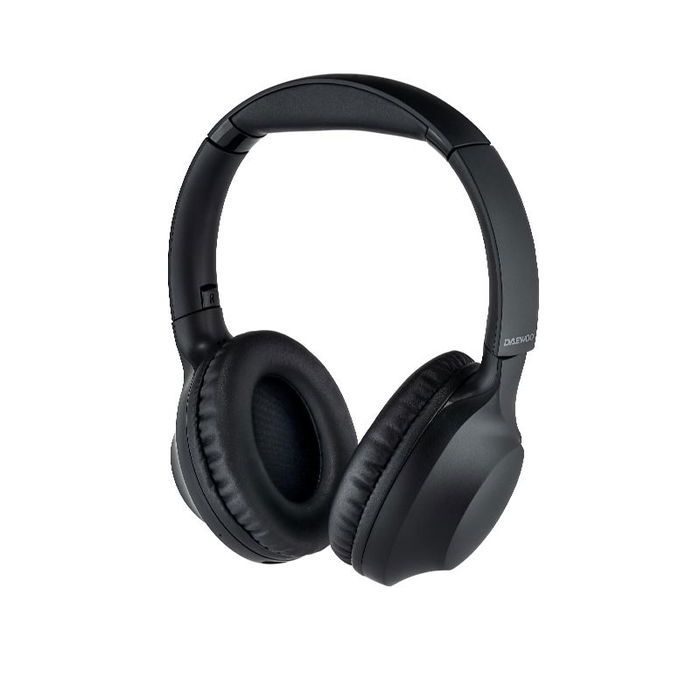 Daewoo Auricular de Diadema Bluetooth 5.3, Conectividad Inalámbrica, Color Negro - Ref: AURICULAR DAEWOO DIADEMA BLUETOOTH 5.3 NEGRO