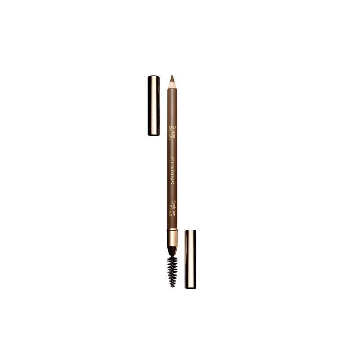Clarins Lápiz de Cejas Crayon Sourcils Larga Duración, Color #03-soft Blonde, 1.3 g - Define, Corrige y Peina Cejas