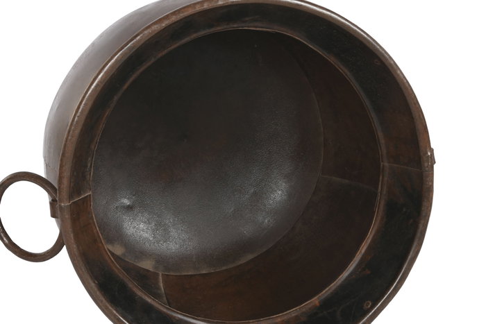 DKD Home Decor Ánfora de Hierro Patinado Marrón