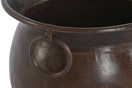 DKD Home Decor Anfora 24 Marron Hierro 46 x 46 x 44 cm