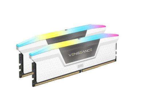 Corsair Vengeance RGB 32 GB (2x16 GB) DDR5 6400 MHz Blanco CMH32GX5M2B6400Z36W Corsair Vengeance RGB 32 GB (2x16 GB) DDR5 6400 MHz Blanco CMH32GX5M2B6400Z36W