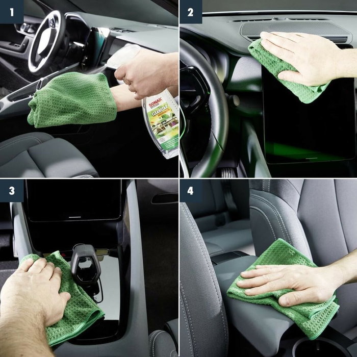 Sonax SX02534000 Limpiador de Interiores en Spray para Cristales, Plásticos, Cuero, Tela y Alcántara - 750 mL