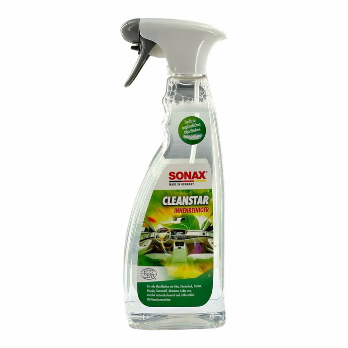 Sonax SX02534000 Limpiador de Interiores en Spray para Cristales, Plásticos, Cuero, Tela y Alcántara - 750 mL