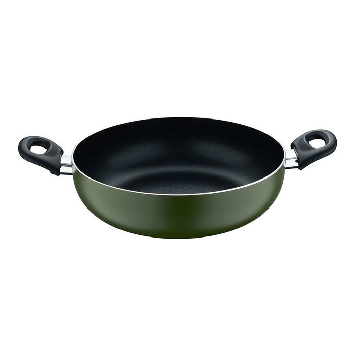 San Ignacio Olla Baja Experto Aluminio Prensado Inducción Tapa Cristal Ø28 x 8 cm pq-7764c