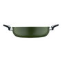 San Ignacio Cacerola Experto de Aluminio Prensado con Tapa de Cristal, 28 cm