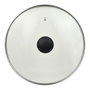 San Ignacio Cacerola Experto de Aluminio Prensado con Tapa de Cristal, 28 cm