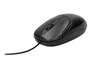 Q-connect Ratón óptico 800 DPI USB negro con cable