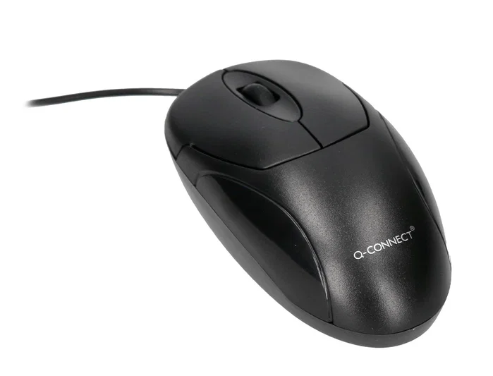 Q-connect Ratón óptico 800 DPI USB negro con cable Q-connect Ratón óptico 800 DPI USB negro con cable