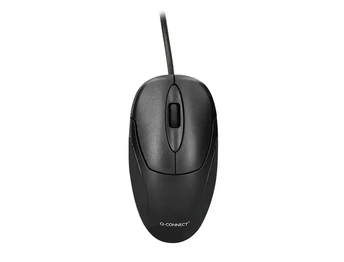 Q-connect Ratón óptico 800 DPI USB negro con cable Q-connect Ratón óptico 800 DPI USB negro con cable