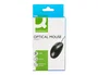 Q-connect Ratón óptico 800 DPI USB negro con cable
