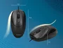 Q-connect Ratón óptico 800 DPI USB negro con cable
