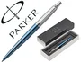 Parker Bolígrafo Jotter Waterloo Blue con Ribete Cromado y Tinta Azul