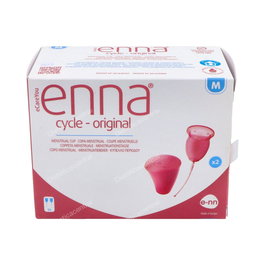 Enna Copa Menstrual Talla M - Pack de 2 Copas + Caja Esterilizadora