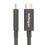 StarTech Cable Thunderbolt 4 Activo de 2m, 40Gbps, 100W PD, Negro