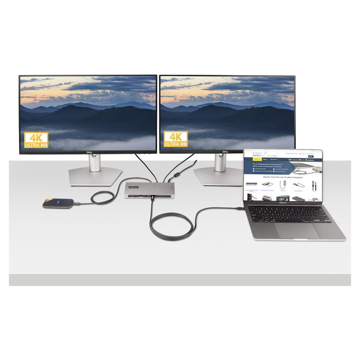 StarTech.com Cable Thunderbolt 4 Activo 2m 40 Gbps 100W Negro A40G2MB-TB4-CABLE