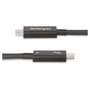 StarTech.com Cable Thunderbolt 4 Activo 2m 40 Gbps 100W Negro A40G2MB-TB4-CABLE