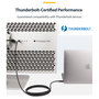 StarTech.com Cable Thunderbolt 4 Activo 2m 40 Gbps 100W Negro A40G2MB-TB4-CABLE