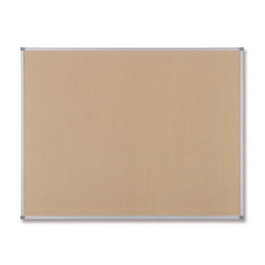 Tablero De Corcho Nobo Essence Marco Aluminio 90X120 Cm