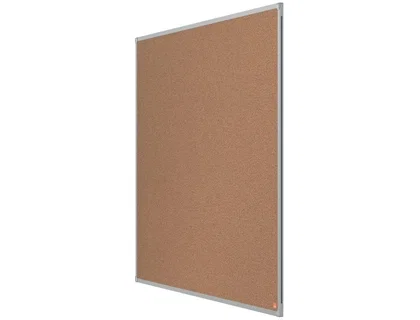 Tablero Corcho Nobo Essence Marco Aluminio 90X120 Cm