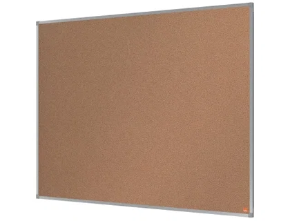 Tablero Corcho Nobo Essence Marco Aluminio 90X120 Cm