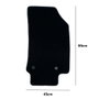 OCC Design Alfombrillas a Medida 5 Piezas Ribete Gris Oscuro OCCCT0012GD para Citroen C3 Aircross 2017-Presente 5 Puertas