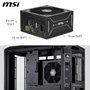 MSI MAG A750GLS PCIE5 750 W 80 PLUS Gold Modular Negro