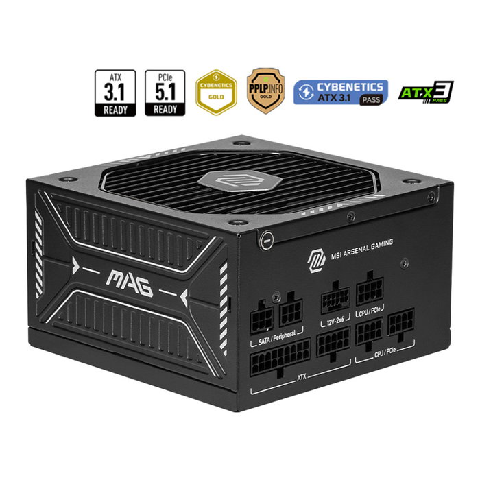MSI MAG A750GLS PCIE5 750W 80 PLUS Gold Modular