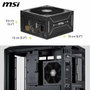 MSI MAG A750GLS PCIE5 750W 80 PLUS Gold Modular Negro