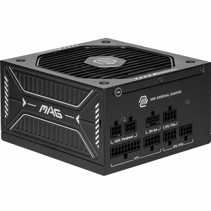 MSI MAG A750GLS PCIE5 750W 80 PLUS Gold Modular Negro