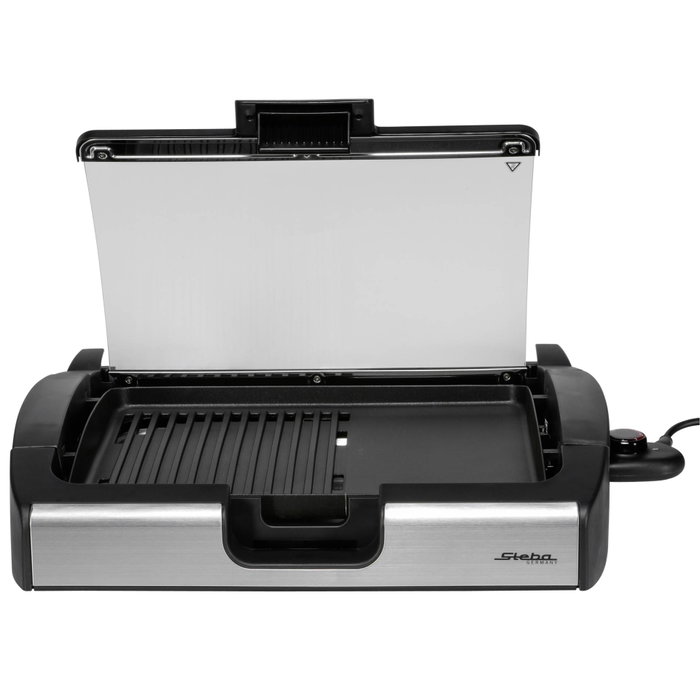 Steba VG 200 BBQ Table Grill con tapa de cristal Steba VG 200 BBQ Table Grill con tapa de cristal