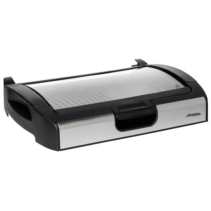 Steba VG 200 BBQ Table Grill con tapa de cristal Steba VG 200 BBQ Table Grill con tapa de cristal