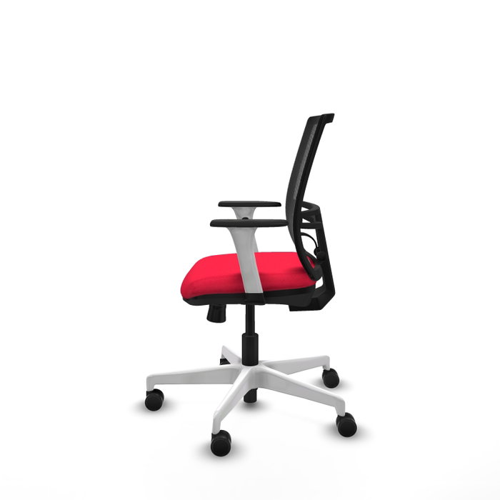 PIQUERAS Y CRESPO Silla de oficina Yunquera Rojo/Negro con mecanismo Sincro/Traslack PIQUERAS Y CRESPO Silla de oficina Yunquera Rojo/Negro con mecanismo Sincro/Traslack
