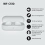 Sony WF-C510 Auriculares True Wireless Blancos con Estuche de Carga IPX4