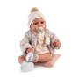Muñecas Antonio Juan Muñeca Recién Nacida Erika Bomber 33023, 42 cm Blandita, Español, Francés, Alemán, Portugués, Inglés, +3 Años