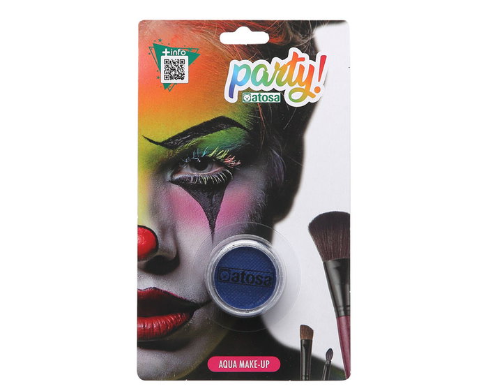 Maquillaje Al Agua Azul En Pastilla De 3 gramos - Para Disfraces Temáticos, Carnaval, Body Paint Maquillaje Al Agua Azul En Pastilla De 3 gramos - Para Disfraces Temáticos, Carnaval, Body Paint