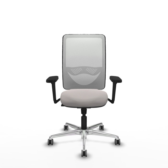 PIQUERAS Y CRESPO Silla de oficina Zulema Blanca con mecanismo Sincro y Brazos 3D PIQUERAS Y CRESPO Silla de oficina Zulema Blanca con mecanismo Sincro y Brazos 3D