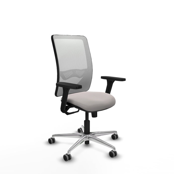 PIQUERAS Y CRESPO Silla de oficina Zulema Blanca con mecanismo Sincro y Brazos 3D PIQUERAS Y CRESPO Silla de oficina Zulema Blanca con mecanismo Sincro y Brazos 3D
