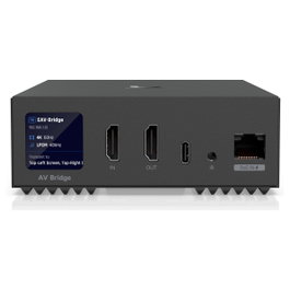 Ubiquiti Enterprise Audio/Video Bridge Transmisor y Transceptor Negro