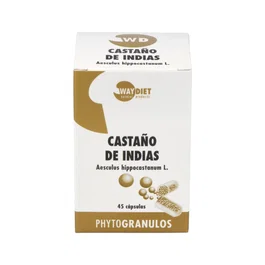 WAYDIET NATURAL PRODUCTS Castaño de Indias Phytogranulos 45 Cápsulas