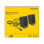 DeLOCK Altavoces estéreo 2.0 Negro