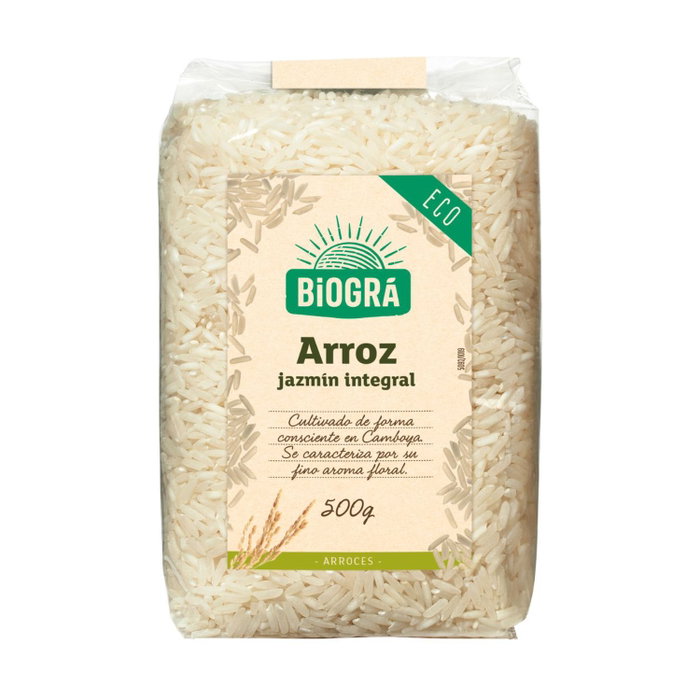 BIOGRA Arroz Jazmín Integral Bio 500 g