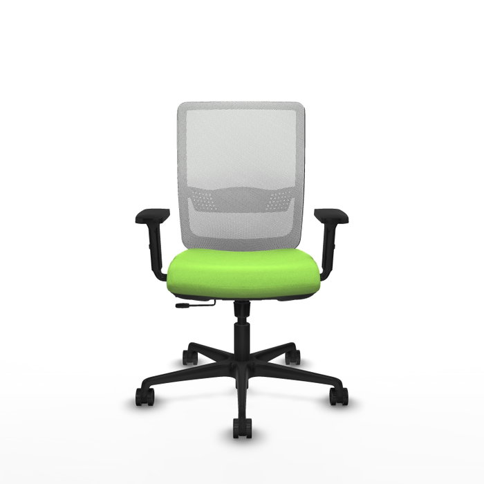 PIQUERAS Y CRESPO Silla de oficina Haches Pistacho y Blanco